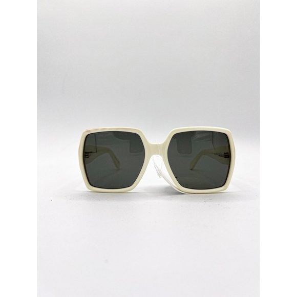 Saint Laurent YSL Logo Core 60MM Square Ivory Sunglasses - Picture 10 of 13